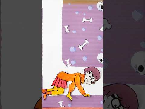 😟Velma losses her glasses 😜#scoobydoo #shorts