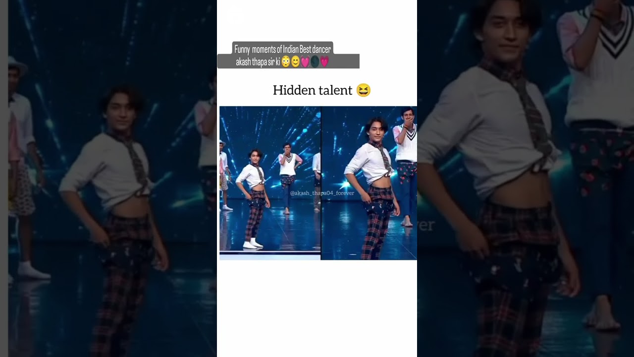 Best Funny Moments of India’s Top Dancer Akash Thapa 😂