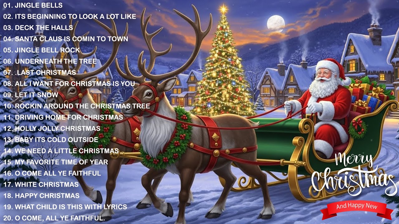 Top 50 Classic Christmas Songs 🎅🏻 for 2026