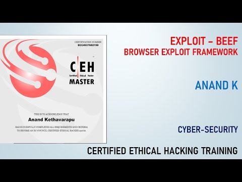 14. Cyber Security - BeEF Exploit - Anand K