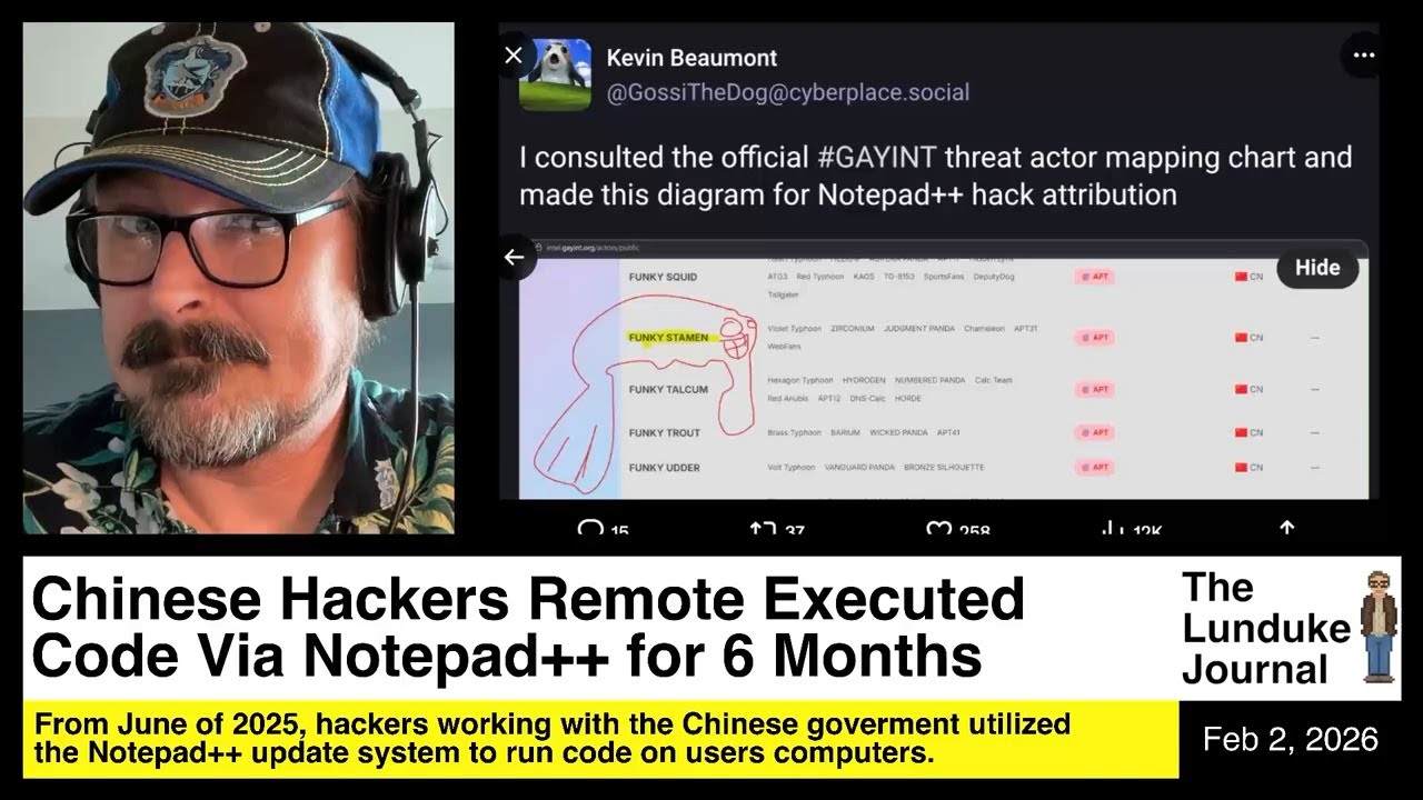 Chinese Hackers Exploit Notepad++ for 6 Months ๐ฅ๏ธ