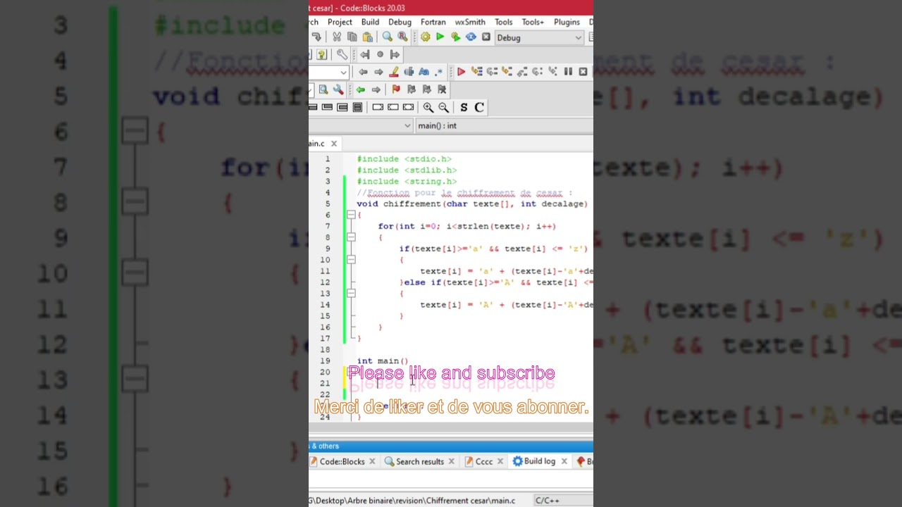 Learn Caesar Cipher in C Programming – Easy Step-by-Step Tutorial 🔐