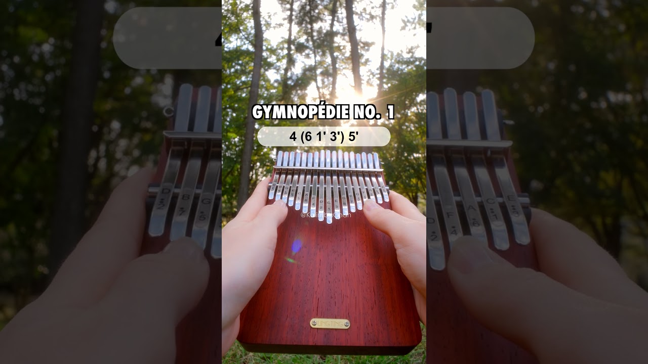 Relaxing Kalimba Cover of Gymnopédie No. 1 🎶