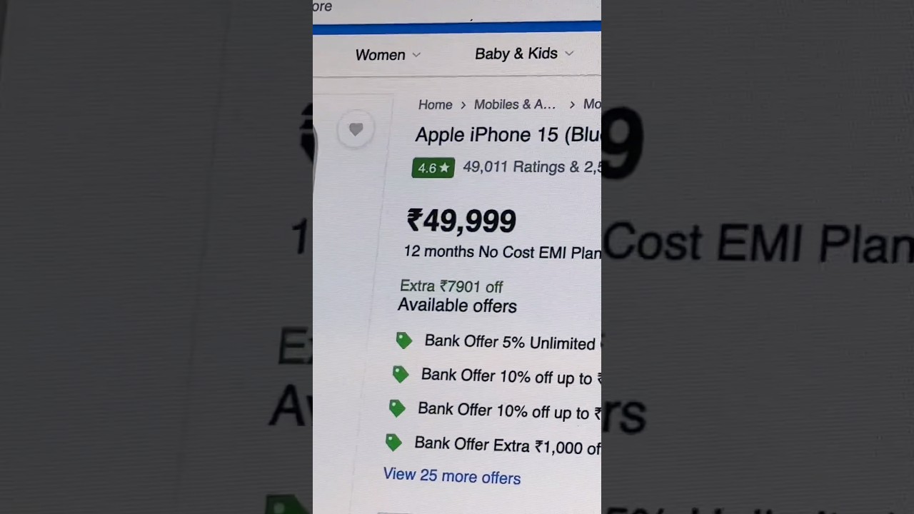 Get iPhone 15 for Just ₹50,000! 📱