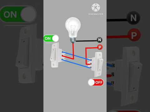 Two way switch wiring 💡 diagram #sorts #switch