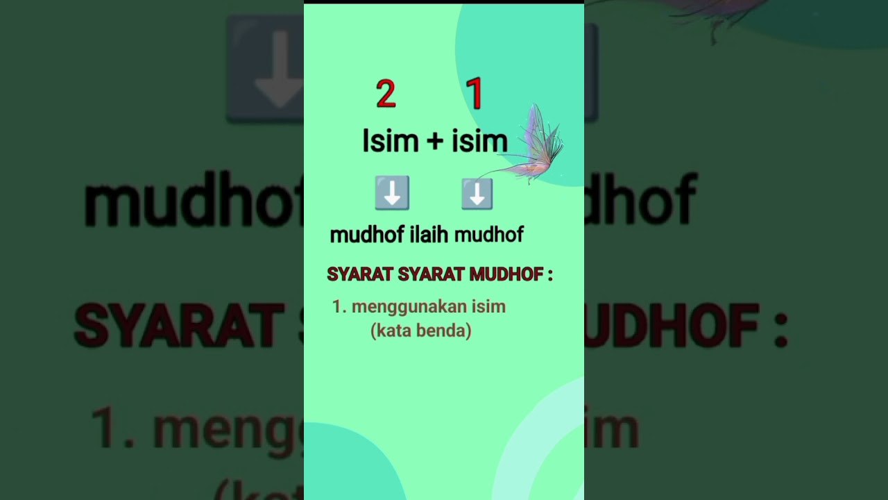 IDHOFAH: Gabungan Kata dalam Bahasa Arab 📖