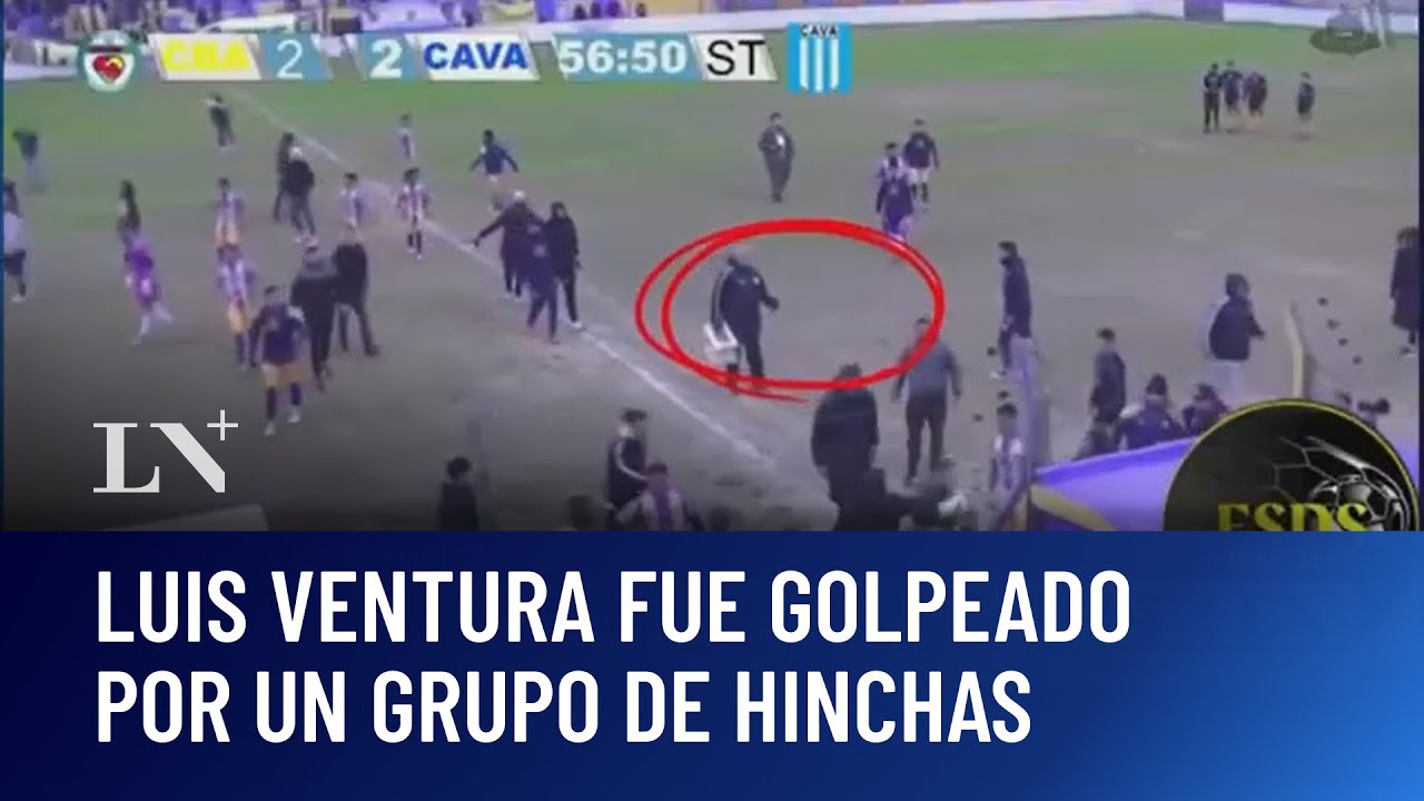 Luis Ventura agredido por hinchas ⚽