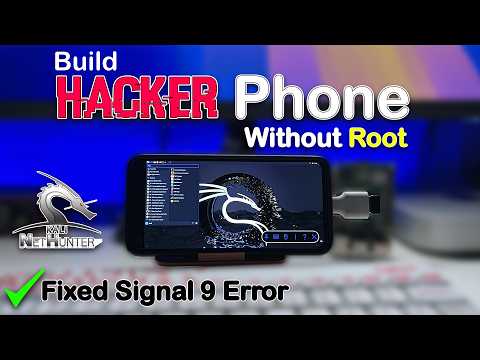 Make Hacker's Android Phone Using Kali Nethunter Rootless - Fixed signal 9 error✅ [Hindi]