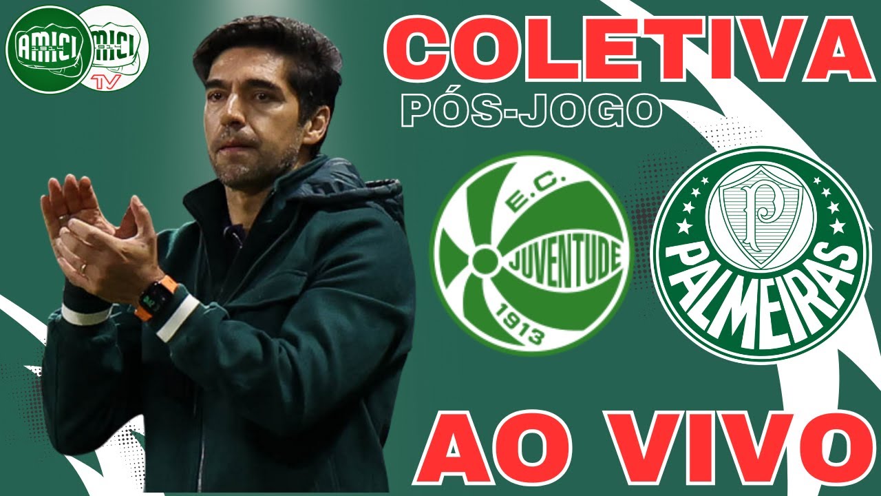 Coletiva Abel Ferreira | Juventude 0x2 Palmeiras | Pós-Jogo ao Vivo | Brasileirão 2025 ⚽