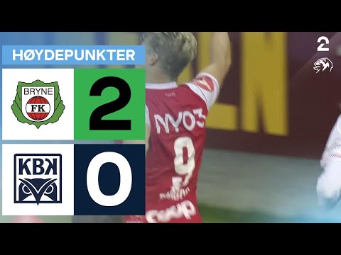 Bryne 2 - 0 Kristiansund BK - Høydepunkter