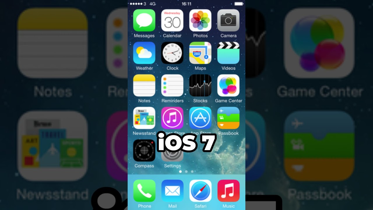 The Evolution Of IOS #shorts #shortsfeeds #iphone #ios #evolution #smartphone