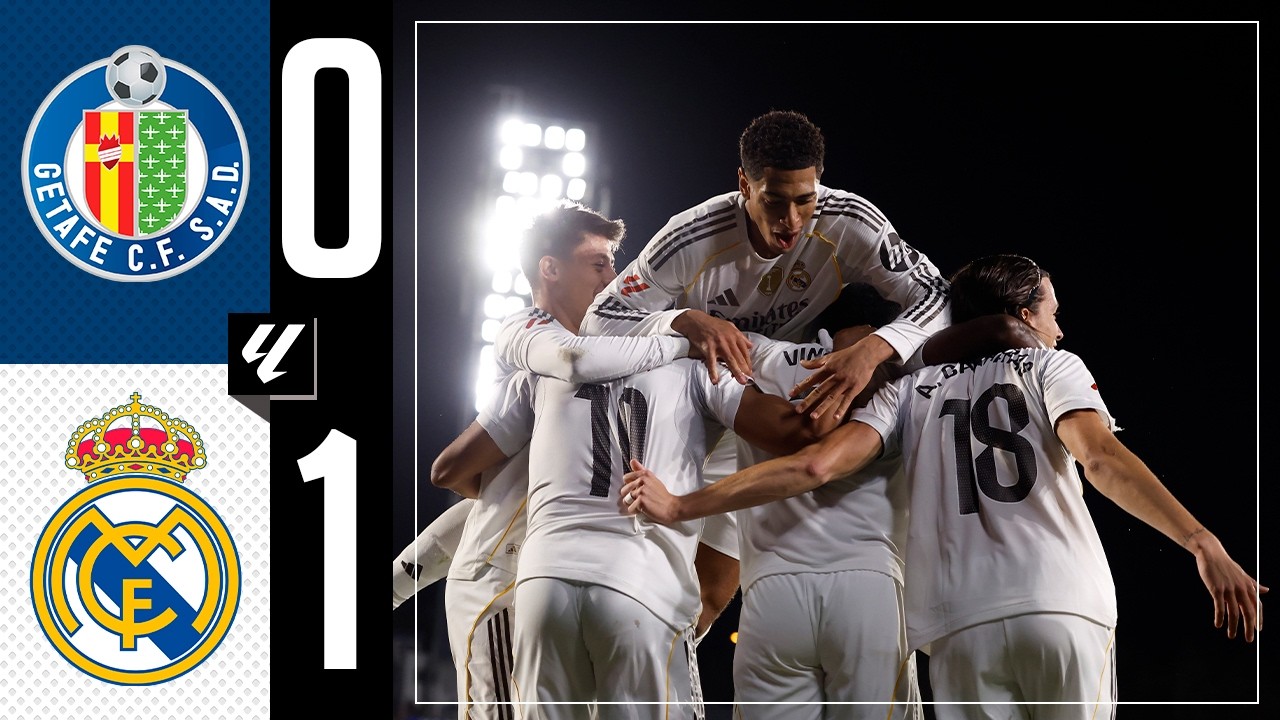 Getafe 0-1 Real Madrid | LaLiga Highlights