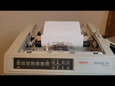 Oki MICROLINE 590 Dot Matrix Printer 24 pin Okidata