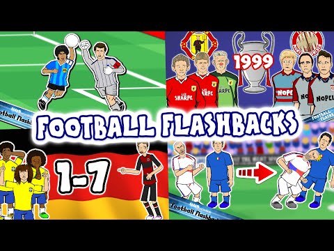 FOOTBALL FLASHBACKS ⚽️ Zidane Headbutt! Maradona Handball! More crazy moments!