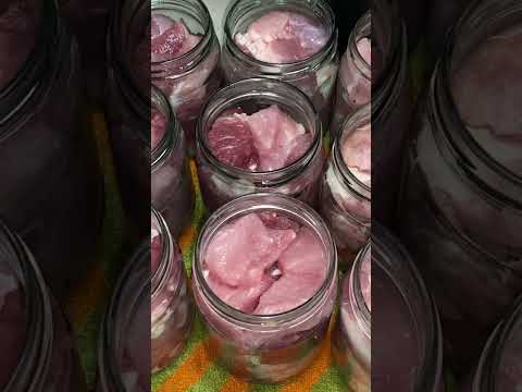 Тушенка из свинины дома в автоклаве