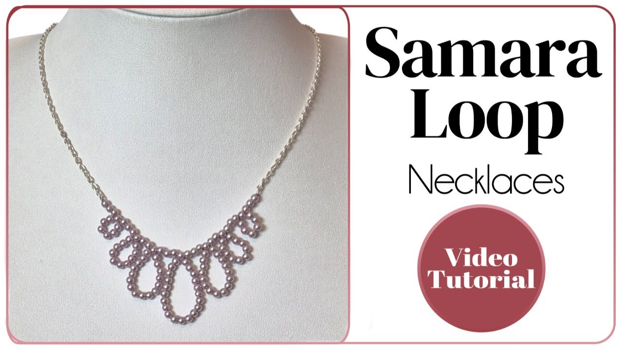 Create Stunning Looped Pearl Necklace – Step-by-Step Tutorial ✨