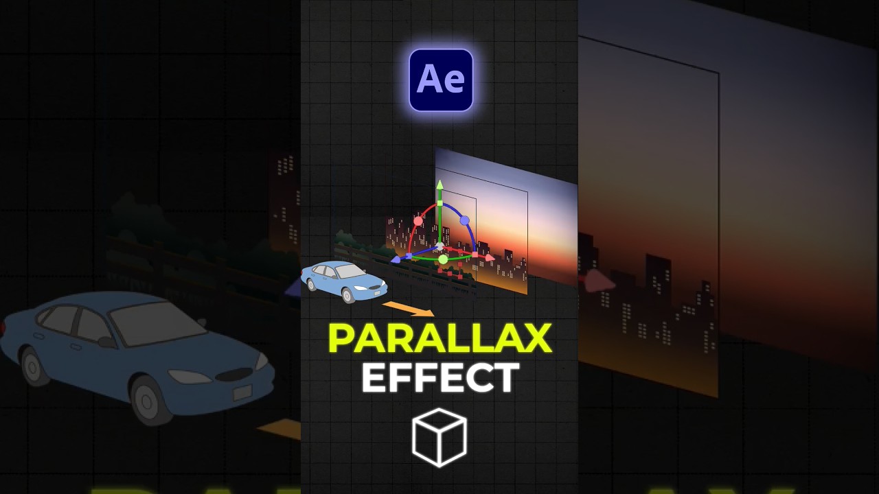Parallax Effect Tutorial in After Effects 🎥