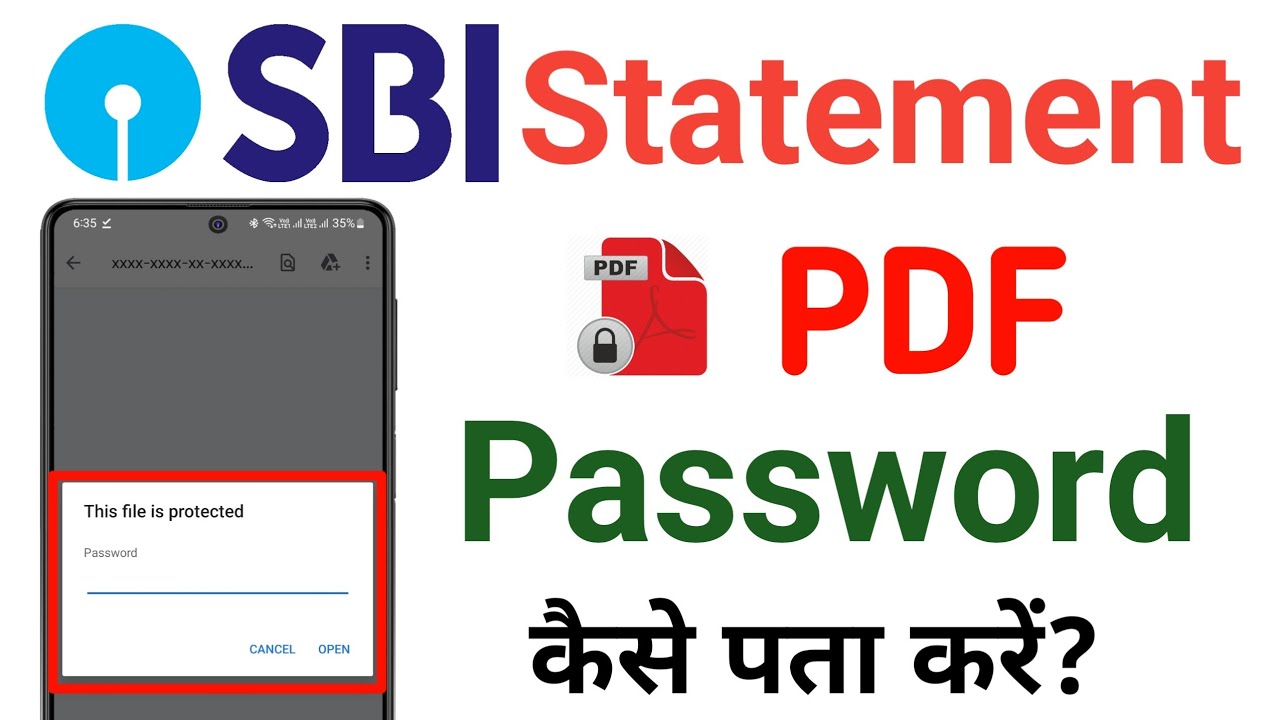How to Retrieve SBI Email Statement PDF Password