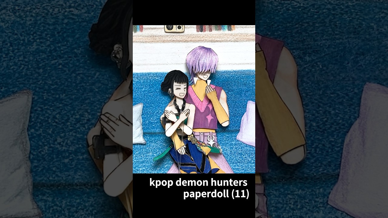 케이팝 데몬 헌터스 종이구관 11 kpop demon hunters paperdoll 11