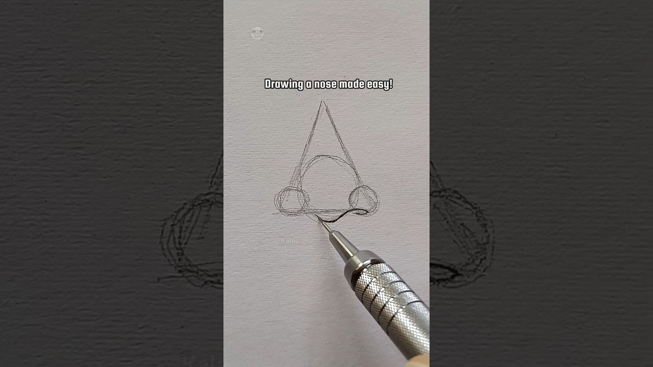 3 Easy Steps to Draw a Nose โ๏ธ
