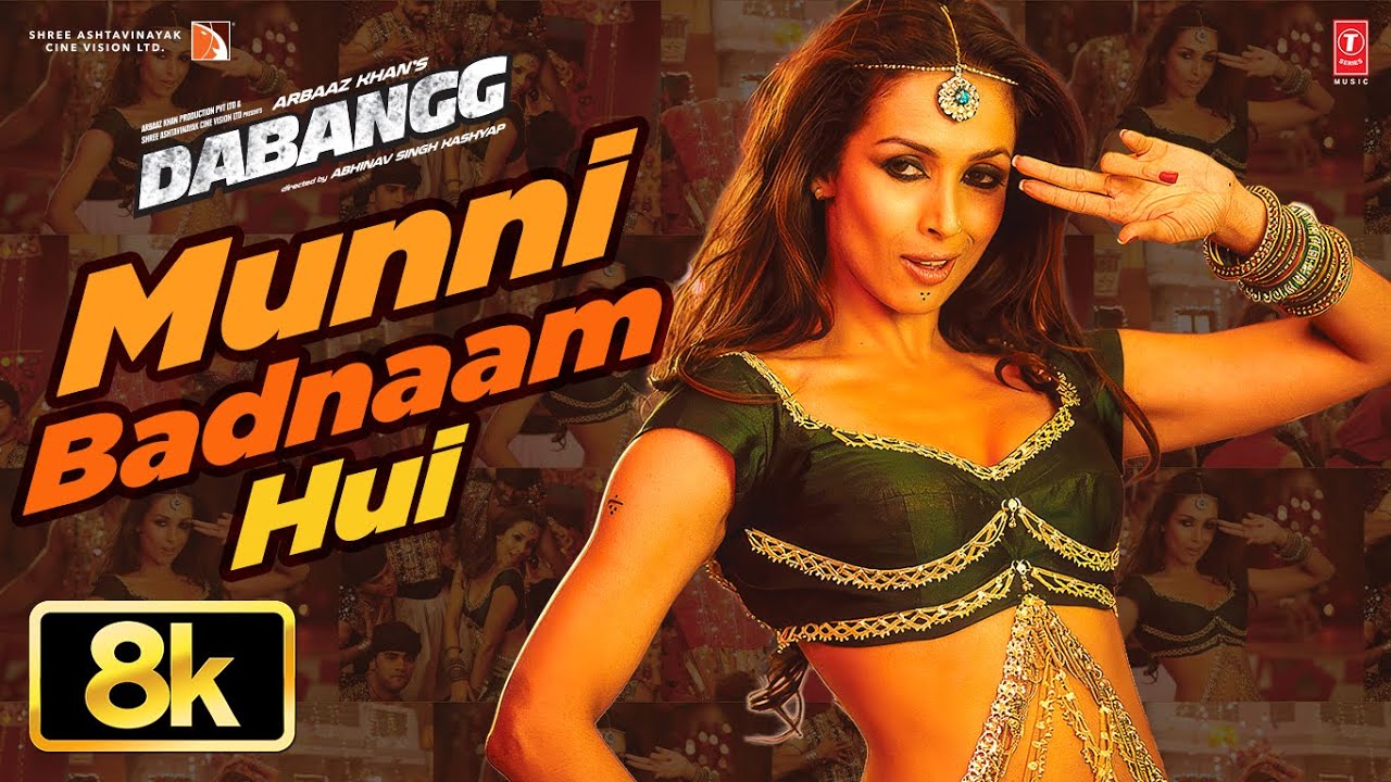 Dabangg: Munni Badnaam Hui 8K Song featuring Salman Khan, Malaika Arora, Sonu Sood, and Lalit Pandit
