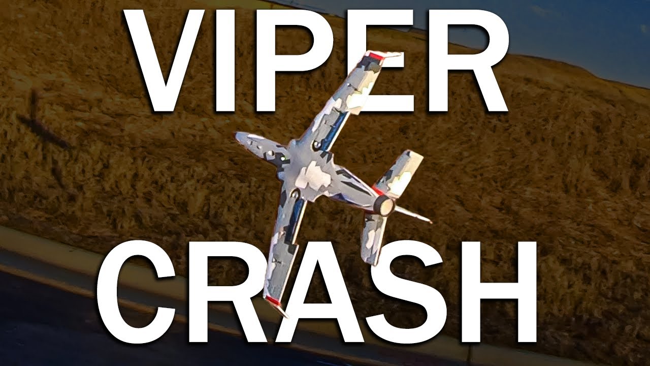 E-flite Viper 90mm Crash During High Alpha ✈️