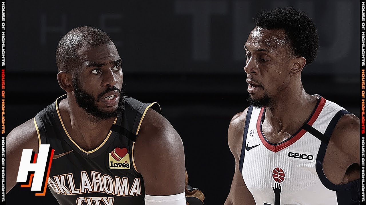 Washington Wizards vs Oklahoma City Thunder - Full Game Highlights August 9, 2020 NBA Restart