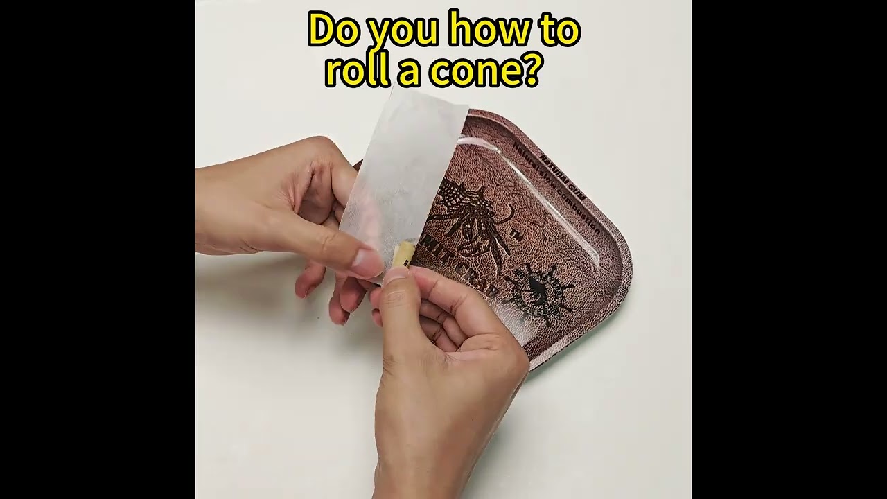 How to Roll a Perfect Cone Cigarette 🚬