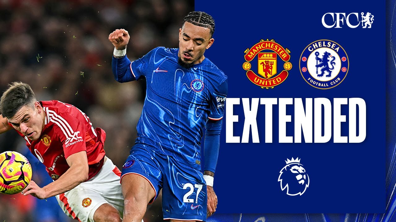 Manchester United vs Chelsea 1-1 | Extended Highlights | Premier League 2024/25 ⚽