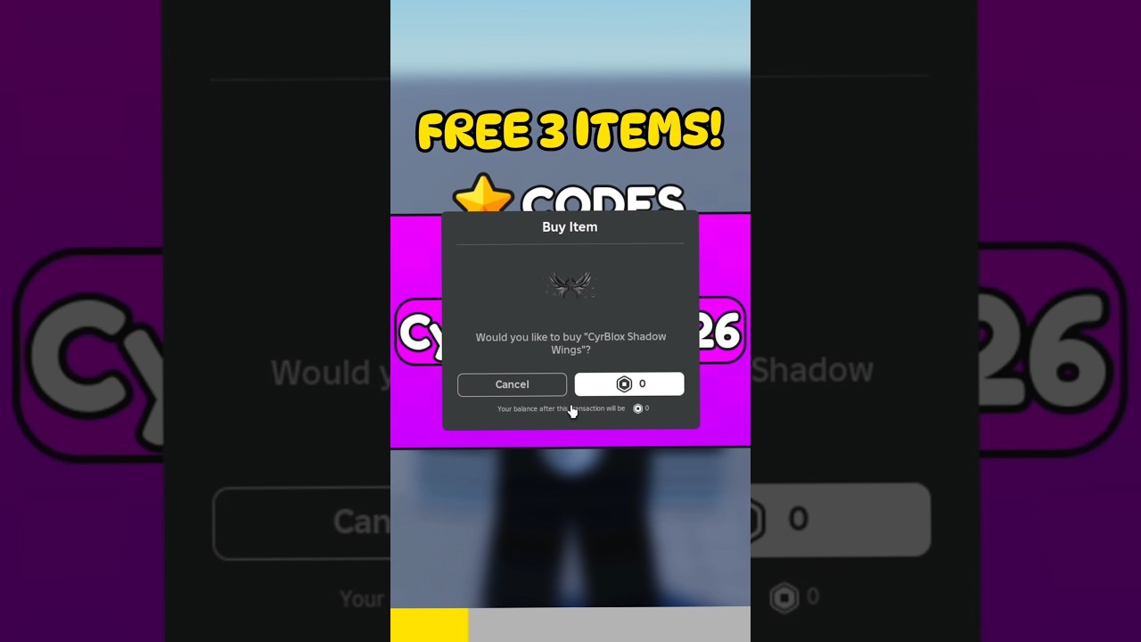 CyrBlox Free Item Codes 🎁