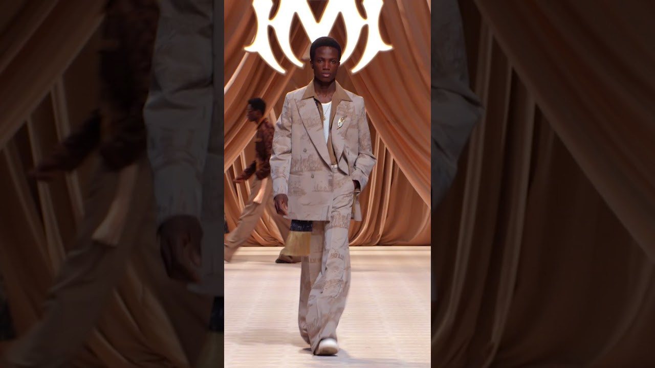Amiri Menswear Fall/Winter 2024-25 Show: A Tribute to Hollywood Legends