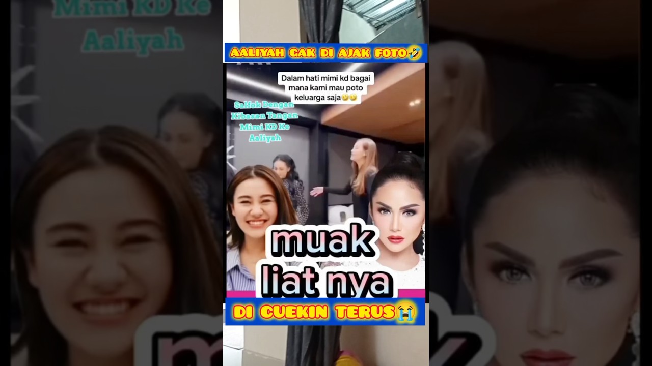 Aaliyah Massaid Tak Diajak Foto Bareng Krisdayanti 📸
