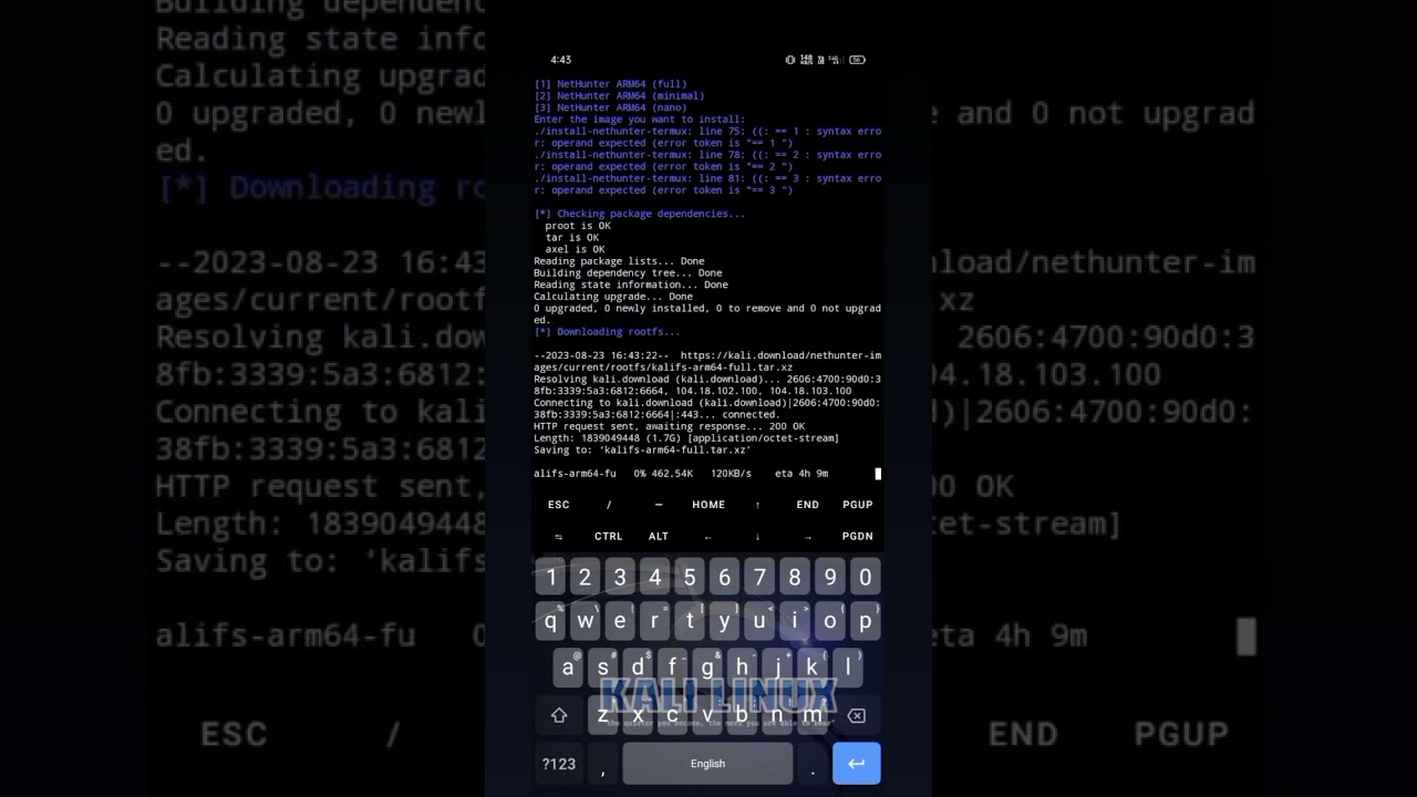 Solve KEX Problems & Install Kali Linux on Kali Nethunter Easily 🔧