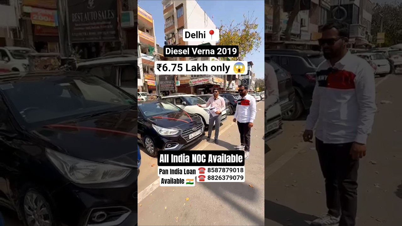 Affordable Black Hyundai Verna Deal at Best Auto Sales in Delhi 🚗