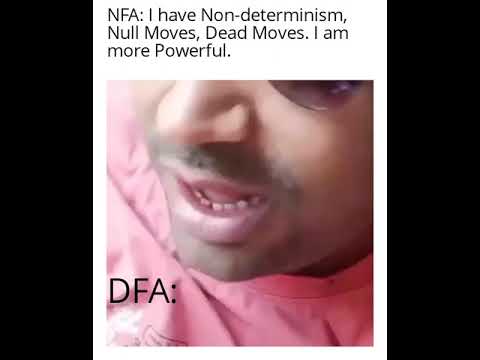 Who is More Powerful ?? DFA, NFA Meme | Theory of Computation | #gatecse  #goclasses #shorts