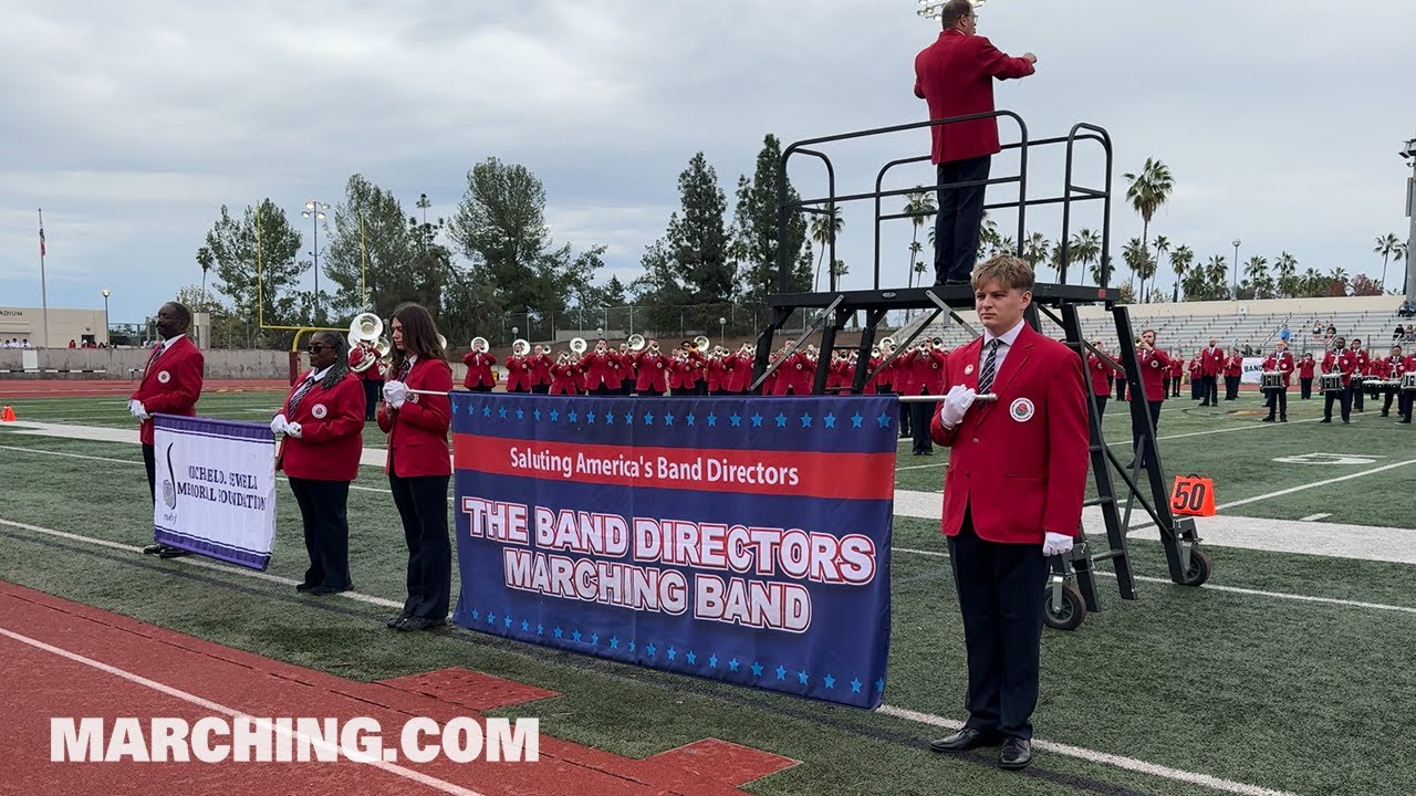 Band Directors Marching Band - Amazing Grace at Rose Parade 🎶