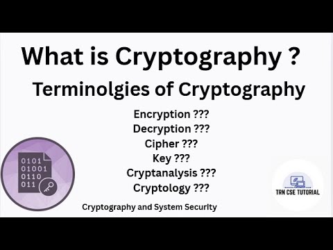 Cryptography and Terminologies of Cryptography | TRN CSE TUTORIALS