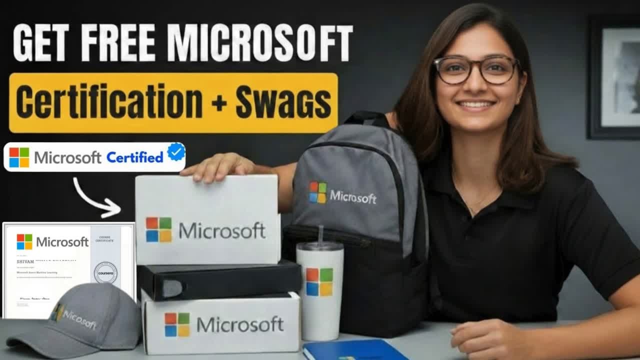 Microsoft Free Certification 2025 | 50 Days of Learning + Free Microsoft Swags