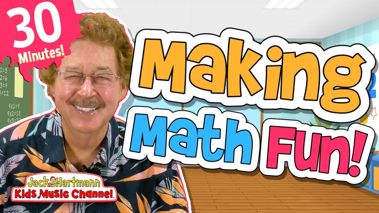Engaging Math Songs for Kids | 30 Minutes of Fun with Jack Hartmann