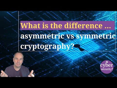 What's the difference between asymmetric and symmetric cryptography?