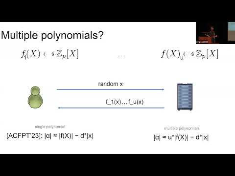 Cloud Cryptography (Crypto 2024)