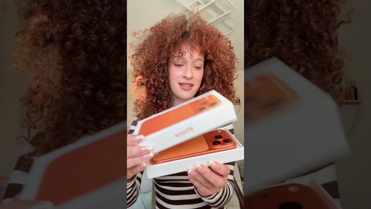 Unboxing the New Orange iPhone 17 Pro 📱