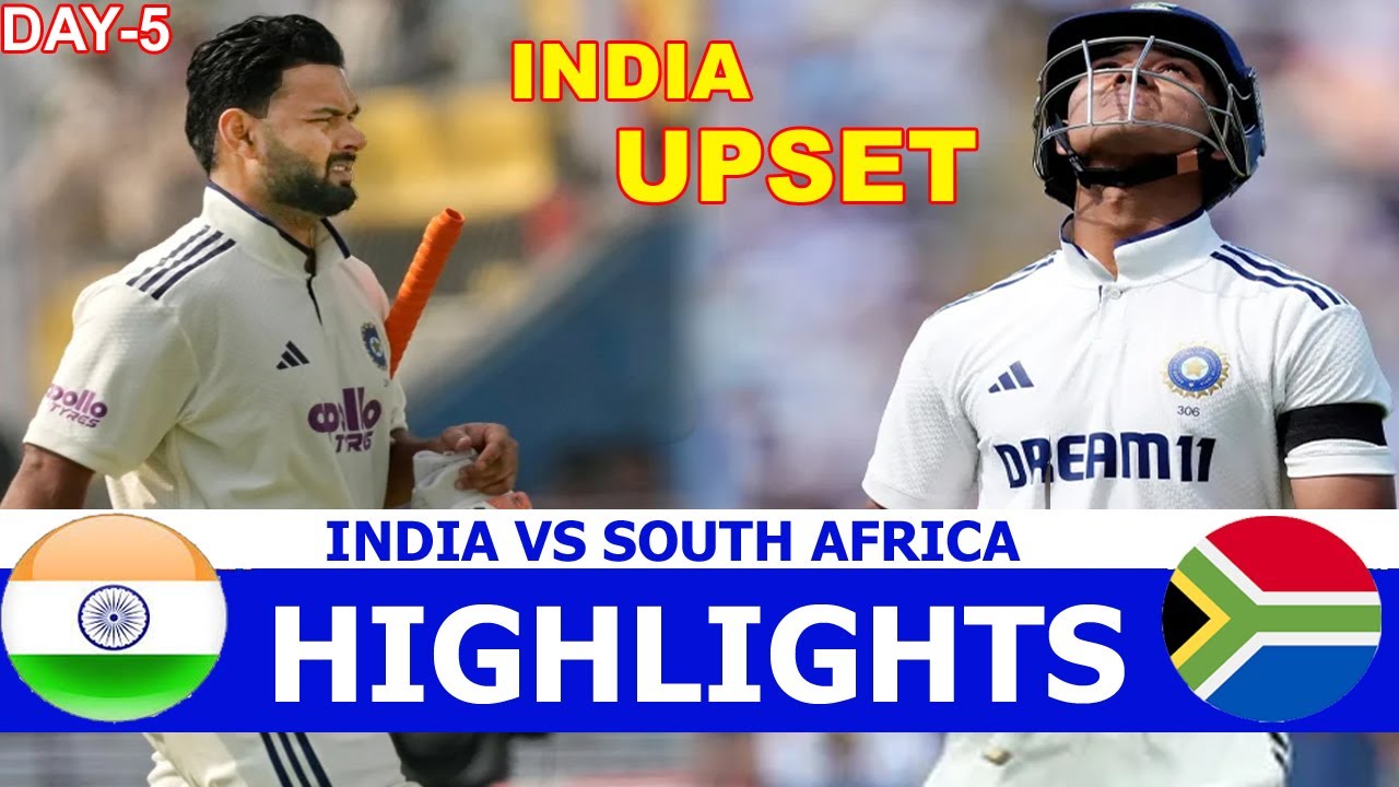 India vs South Africa 2nd Test Day 5 Highlights ๐