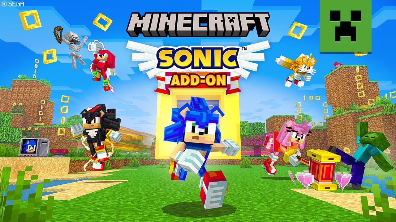 Minecraft x Sonic Add-On: Speed & Adventure 🚀
