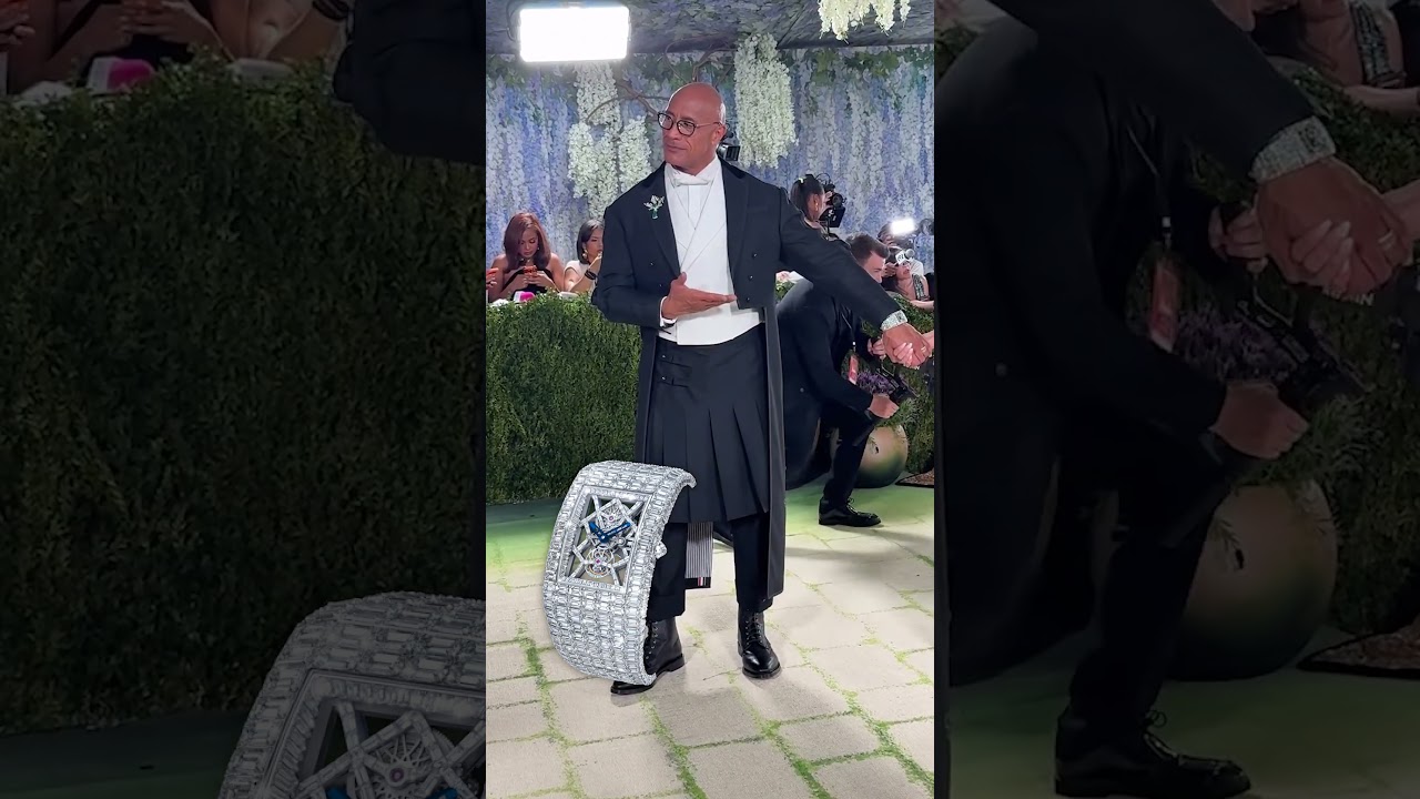 Dwayne Johnson Embraces Met Gala Theme with Jacob & Co. β¨
