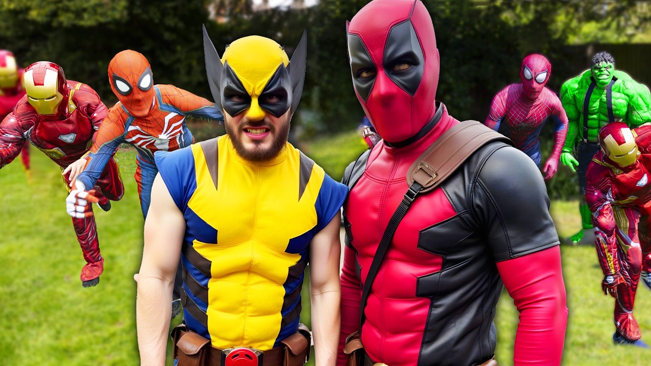 Deadpool & Wolverine Battle The Avengers! ⚔️