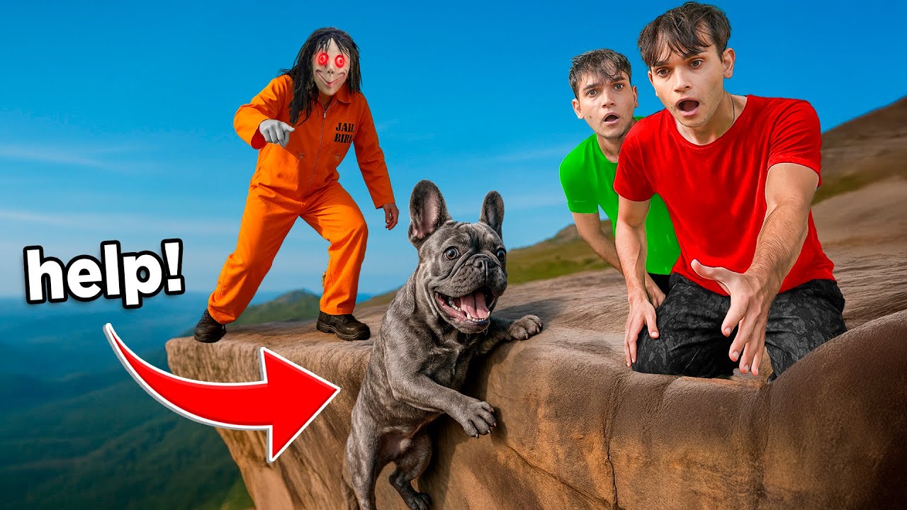 Terrifying Encounter: Man Pushes Dog Off Cliff – What Happens Next? 😱