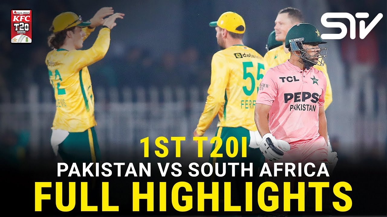Pakistan vs South Africa T20 Series 2025: Full Highlights of 1st T20I 🏏