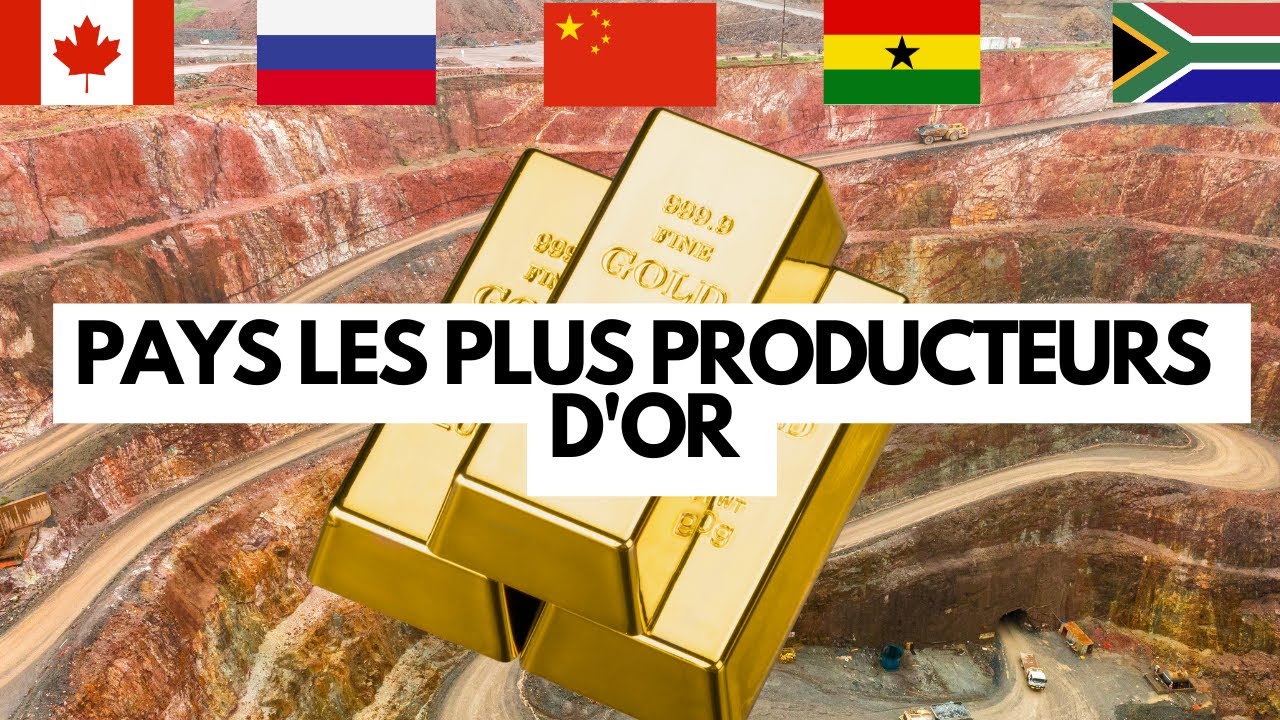 15 PAYS LES PLUS PRODUCTEURS D'OR AU MONDE