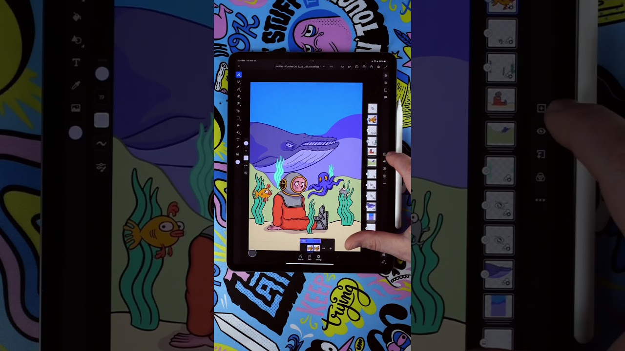 Adobe Fresco’s Crazy Motion Features! #adobefresco